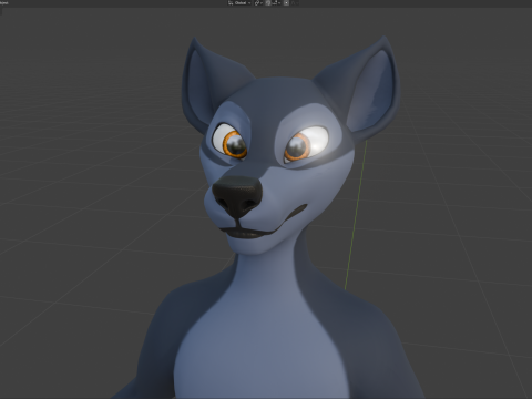 Niju Anthro wolf 3D 모델