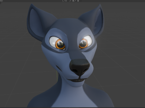 Niju Anthro wolf 3D 모델