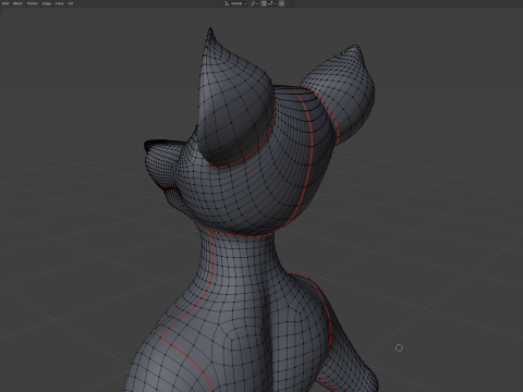 Niju Anthro wolf 3D 모델