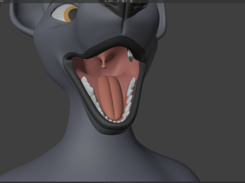 Niju Anthro wolf 3D 모델