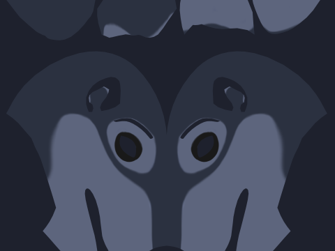 Niju Anthro wolf 3D 모델