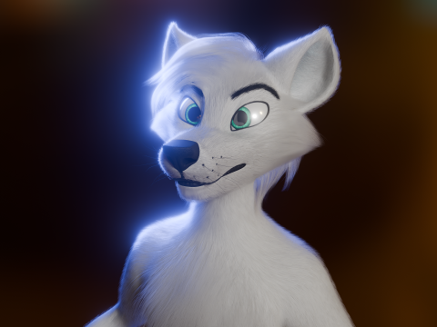 Dimitri Anthro Wolf Modelo 3D