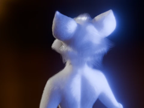 Dimitri Anthro Wolf 3D Model