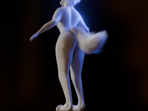 Dimitri Anthro Wolf Modelo 3D