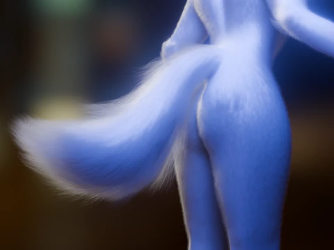 Dimitri Anthro Wolf 3D Model