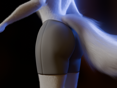 Dimitri Anthro Wolf Modelo 3D