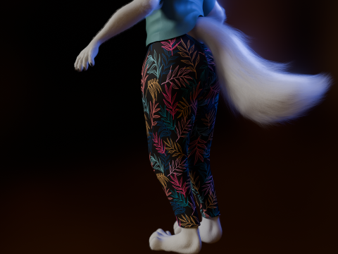 Dimitri Anthro Wolf Modelo 3D