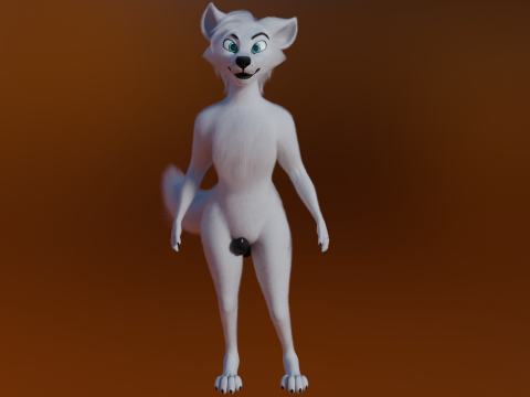 Dimitri Anthro Wolf Modelo 3D