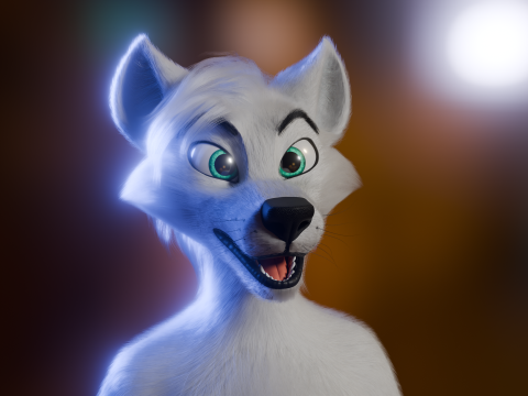 Dimitri Anthro Wolf Modelo 3D
