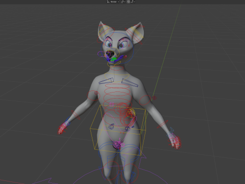 Dimitri Anthro Wolf Modelo 3D
