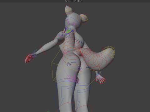 Dimitri Anthro Wolf Modelo 3D