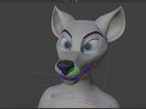 Dimitri Anthro Wolf 3D Model