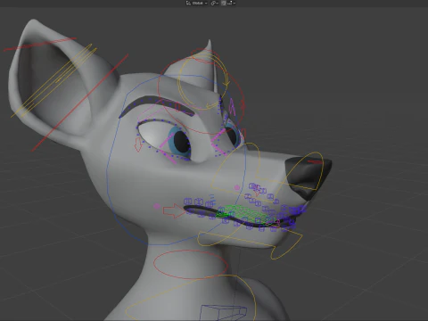 Dimitri Anthro Wolf 3D Model
