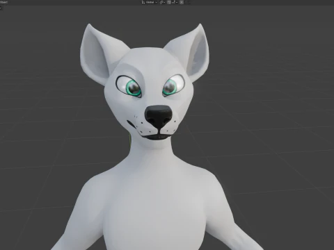 Dimitri Anthro Wolf 3D Model