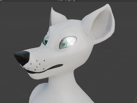 Dimitri Anthro Wolf 3D Model