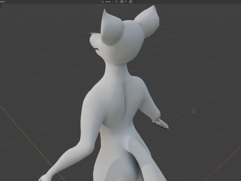 Dimitri Anthro Wolf 3D Model