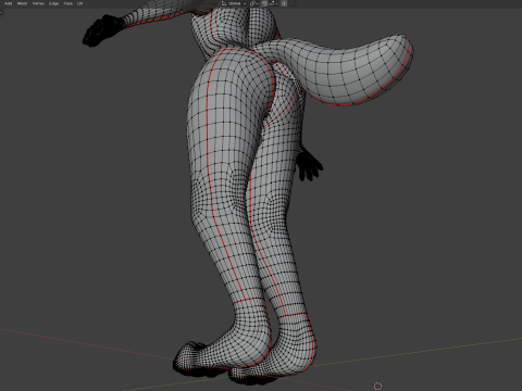Dimitri Anthro Wolf Modelo 3D