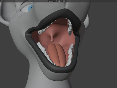 Dimitri Anthro Wolf 3D Model