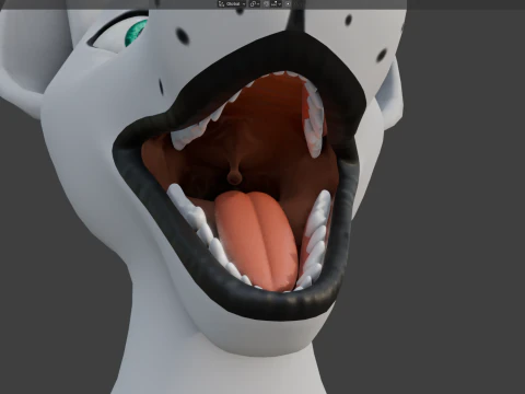 Dimitri Anthro Wolf 3D Model