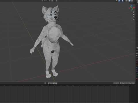 Dimitri Anthro Wolf Modelo 3D