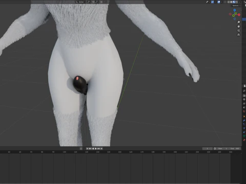 Dimitri Anthro Wolf 3D Model