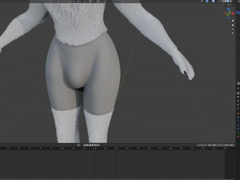 Dimitri Anthro Wolf 3D Model