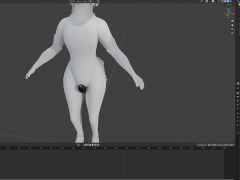 Dimitri Anthro Wolf Modelo 3D