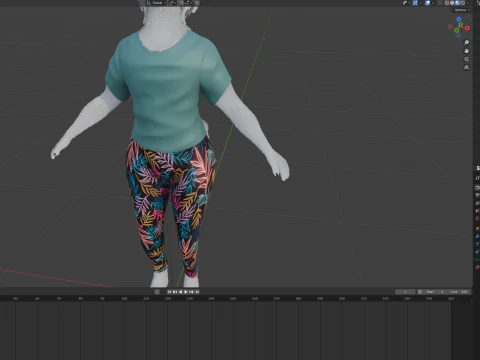 Dimitri Anthro Wolf 3D Model