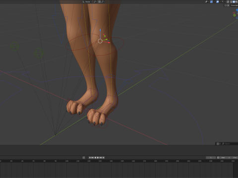 Yennifer Anthro Fox Model 3D