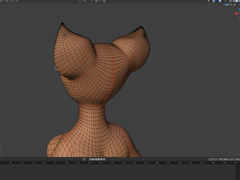 Yennifer Anthro Fox 3D Model