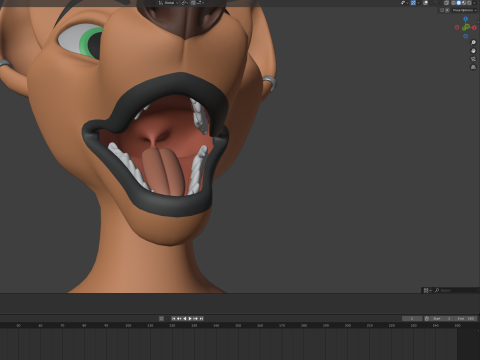 Yennifer Anthro Fox Model 3D