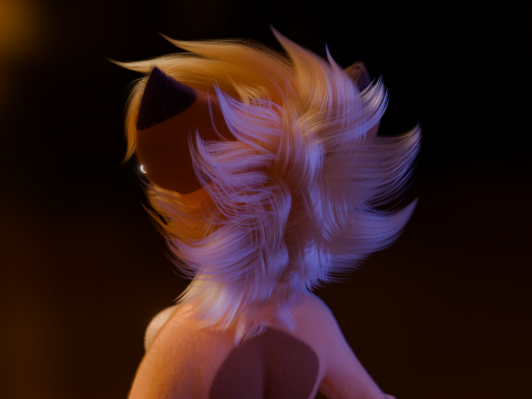 Ash Anthro Fox 3D Model
