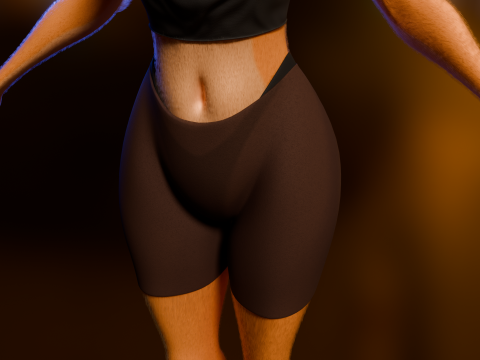 Ash Anthro Fox 3D Model