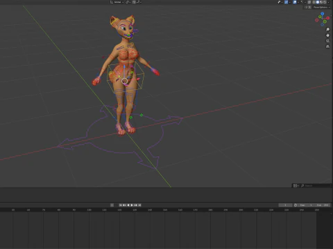 Ash Antro Fox Modelo 3D