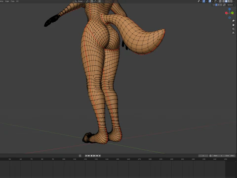 Ash Antro Fox Modelo 3D