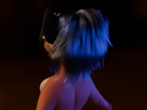 Kate Anthro Fox 3Dモデル