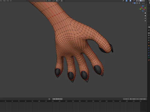 Kate Anthro Fox 3D Model