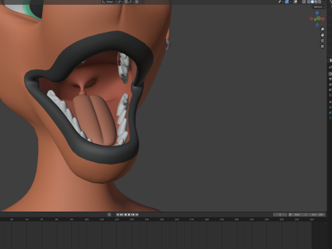 Kate Anthro Fox 3Dモデル