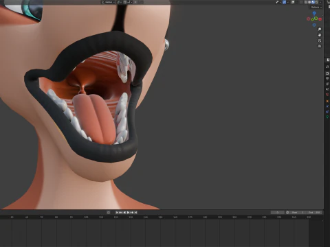 Kate Anthro Fox 3D Model