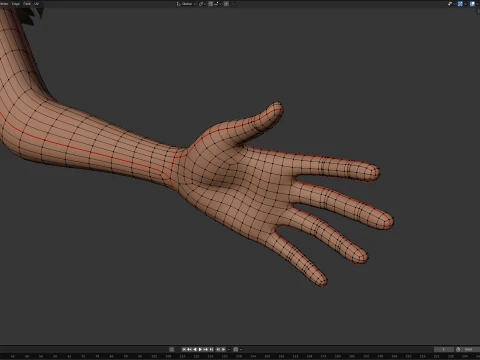 ベアトリス様式化された女性 3Dモデル
