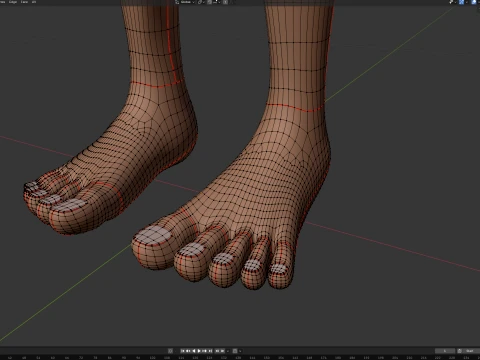 ベアトリス様式化された女性 3Dモデル