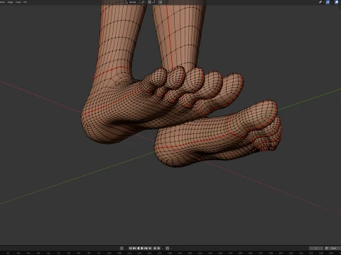 ベアトリス様式化された女性 3Dモデル