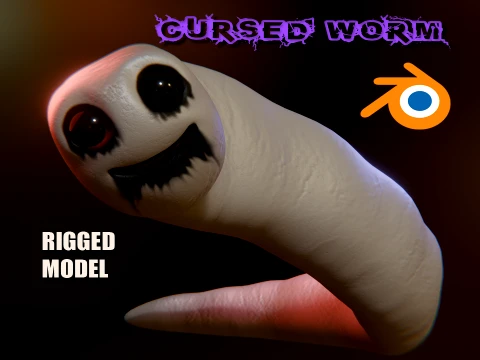 Cursed Worm 3Dモデル