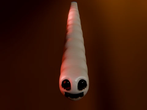 Cursed Worm 3D Model