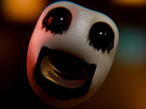 Cursed Worm 3D Model