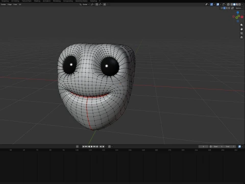 Cursed Worm 3D Model