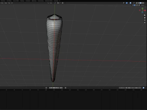 Cursed Worm 3D Model
