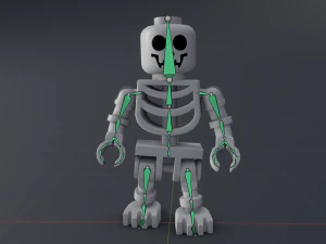 lego skeleton 3D Model