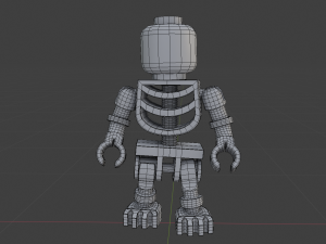 lego skeleton 3D-Modell