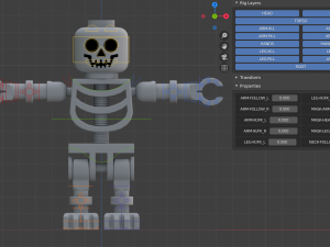 lego skeleton 3D-Modell